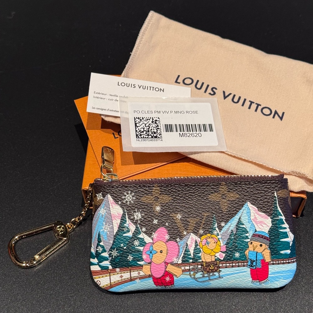 Brand NEW Louis Vuitton Vivienne Monogram Coin Card Case, M82620